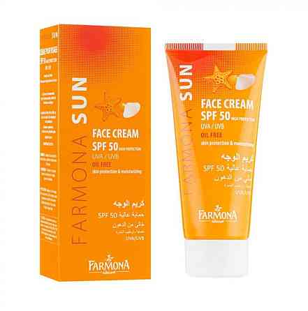 Крем для обличчя с олією Макадамії SPF 50 SUN Farmona 50 мл Київ