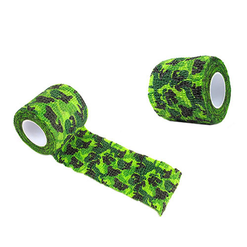 Камуфляжна клейка стрічка, скотч хакі, 5см х 4.5м, крапка зеленка Вінниця - фото 2