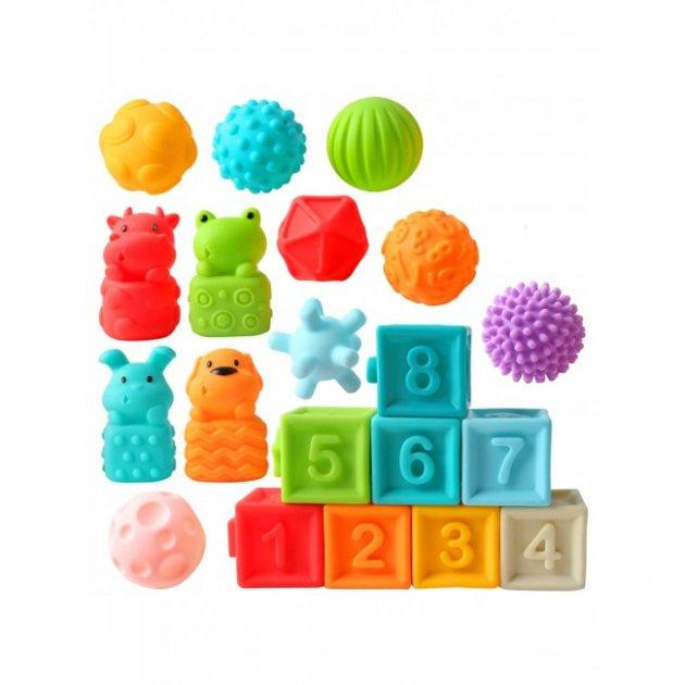 Ігровий набір для купання Limo Toy кубики тварини від 5,5см 20шт (HB 0011) Чернігів - фото 2