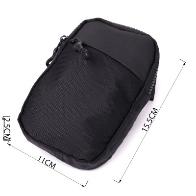 Сумка Vintage Слінг для подорожей з текстилю Чорна (22866) Вінниця - фото 5