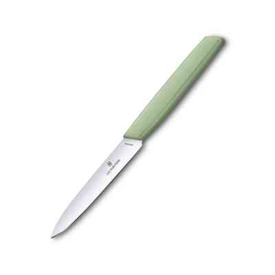 Кухонний ніж Victorinox Swiss Modern Paring 10см Green (6.9006.1042) Вінниця