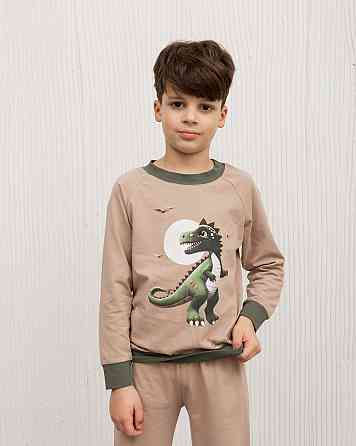 Пижама детская комплект со штанами Тиранозавр Рекс Tom John 89188 Киев