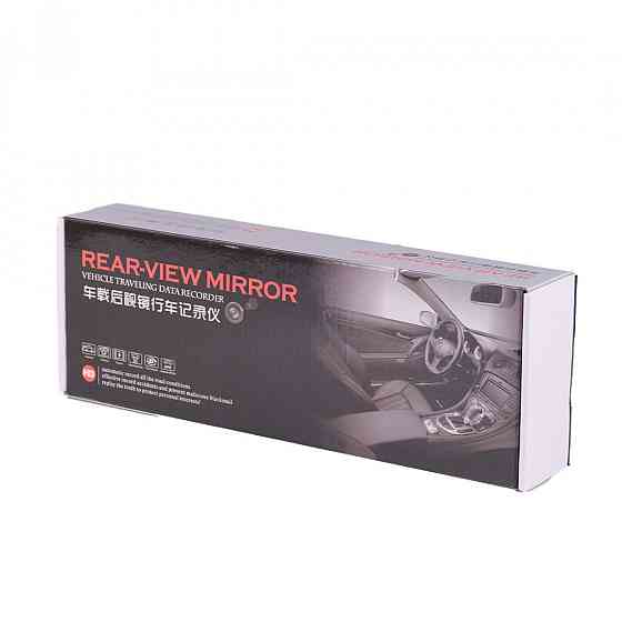 Відеореєстратор-дзеркало Shenzhen JY-4301 Full HD з датчиком удару, чорний Київ