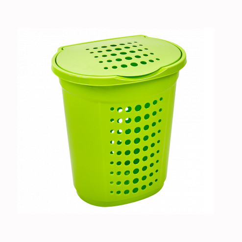 Корзина для белья 60 л Оливковая, Алеана Одесса - изображение 1