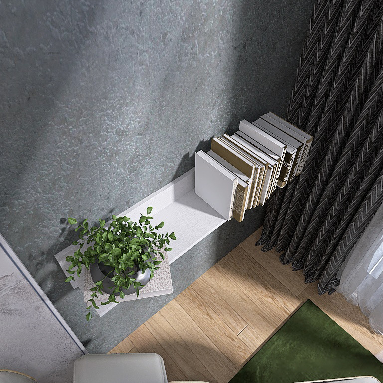 Полиця навісна Еверест ПЛН-1 Лайт Німфея Альба (DTM-4666) Львів - фото 4