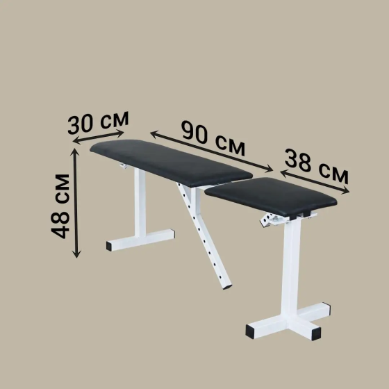 Лавка регульована для жиму 40 на 40 мм + Стійки зі страховкою 40 на 40 мм Київ