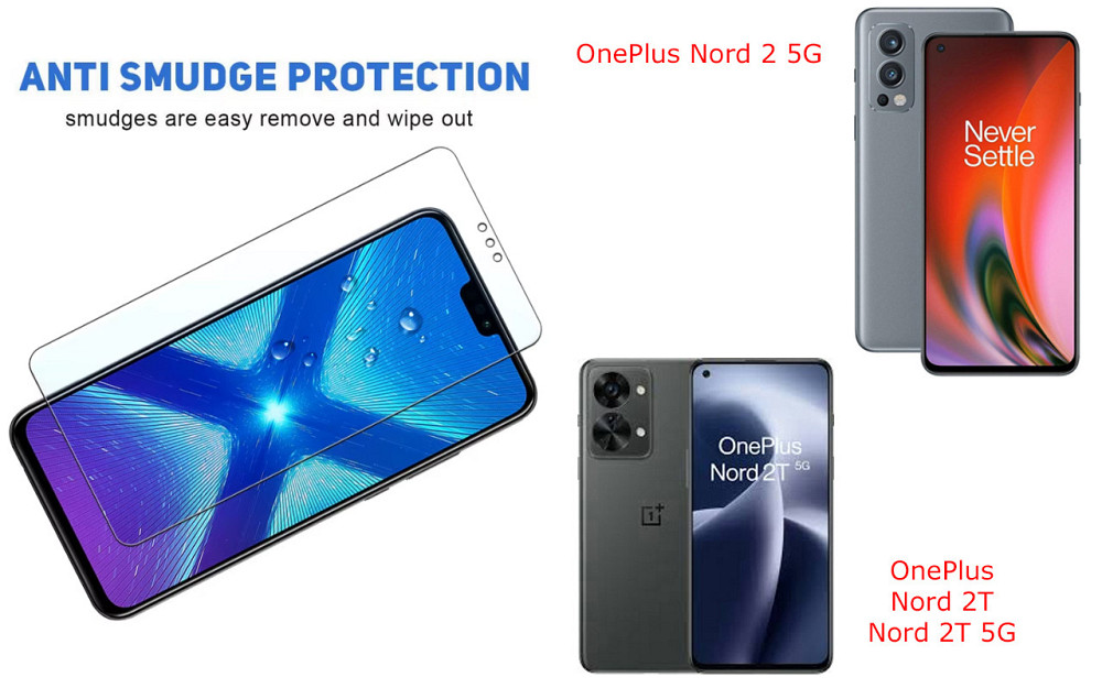 Захисне скло NeoGlass для OnePlus Nord 2 5G, Nord 2T, Nord 2T 5G – надпрозоре та стійке Київ - фото 3