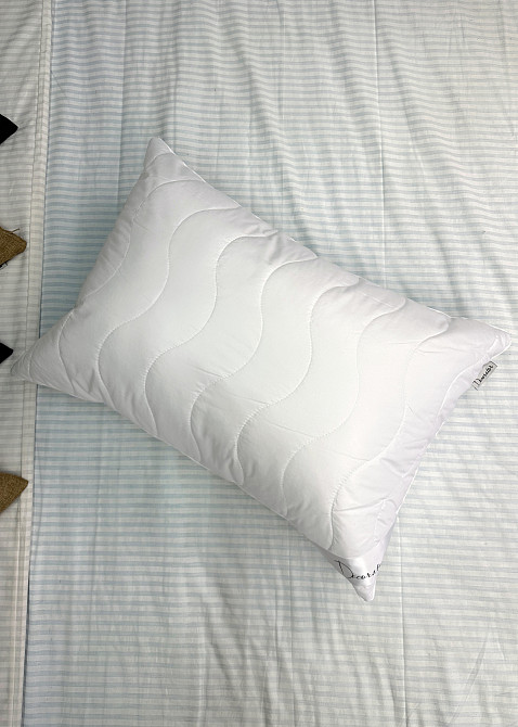 Подушка для сну гіпоалергенна Decorator Quilt 50x70х20 см, колір білий (84-152) Київ - фото 4