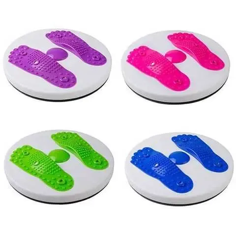 Тренажер диск здоровья для похудения напольный с эспандерами и массажем ступней Коломия