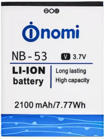 Акумулятор Nomi i502 Style / NB-53 (2100 mAh) Днепр - изображение 1