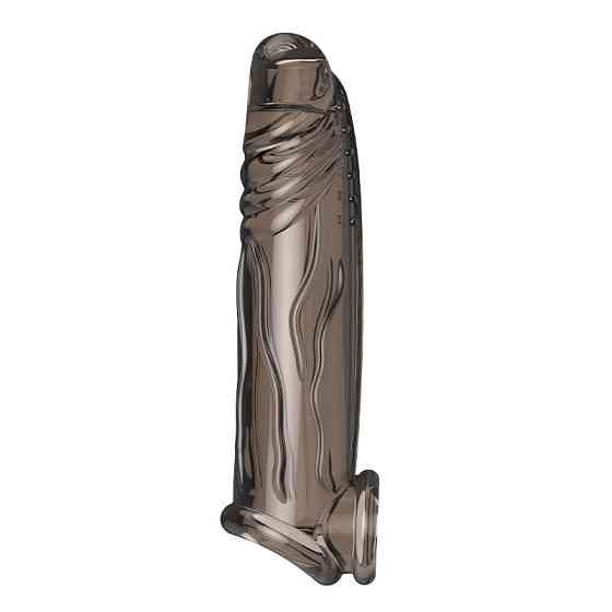 Удлиняющая насадка Meleon - Big Black Bird penis sleeve, PS-29 Sex Aura Киев