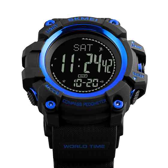 Skmei 1356BU Black-Blue Co,ass SBR Киев