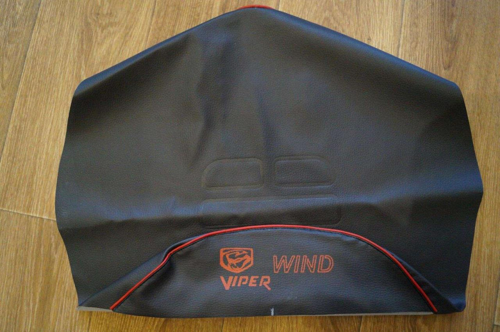Чохол сидіння Вайпер скутер Вінд (EURO, напис, відбиття з кантом) Мукачево - фото 1