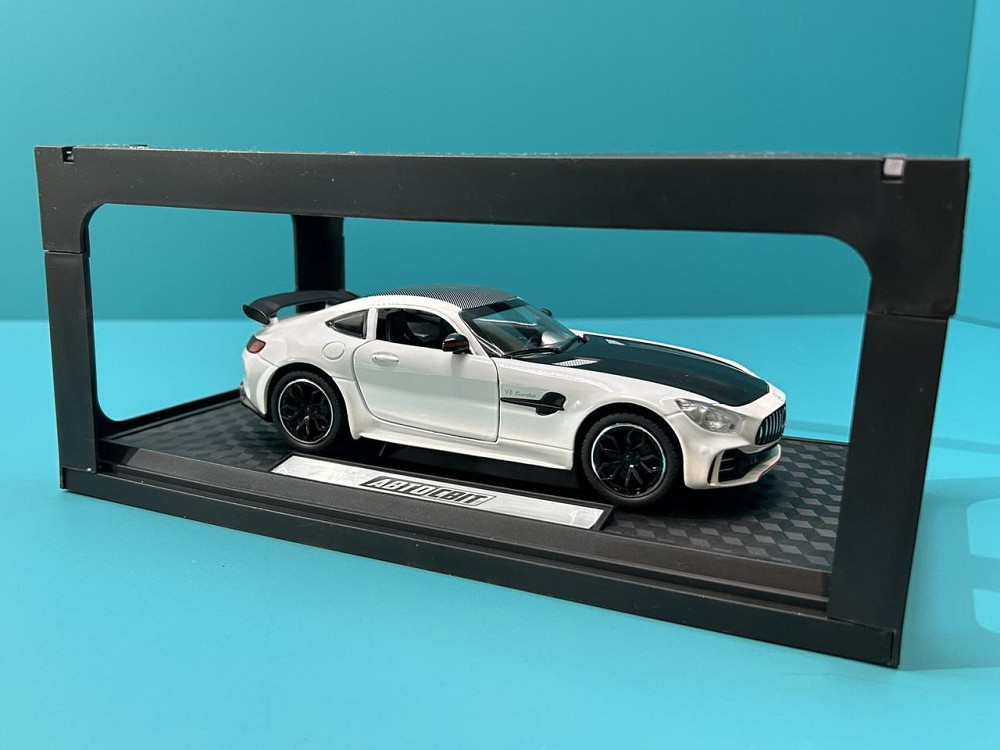 Машина Автосвит Mercedes SL-class инерционная открываются двери капот багажник 20см Черно-белая (AP-1840) Чернигов - изображение 5