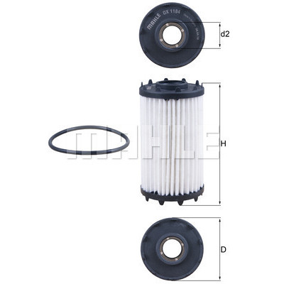 Фільтр масляний KOLBENSCHMIDT OX1184D Вінниця - фото 1