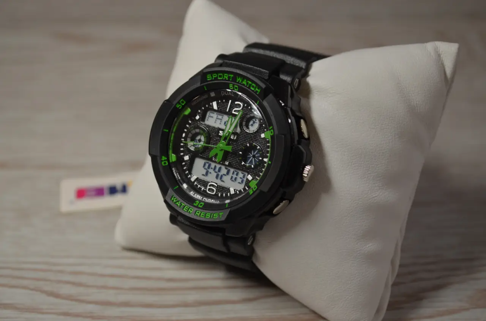 Дитячий спортивний наручний годинник Skmei 1060 s-shock Зелений Київ - фото 8