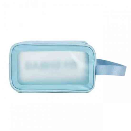 Прозора сумка-косметичка Washbag Medium Blue 26см Вінниця