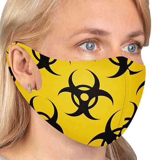 Маска захисна СoLLar з малюнком "Biohazard", розмір XS Київ