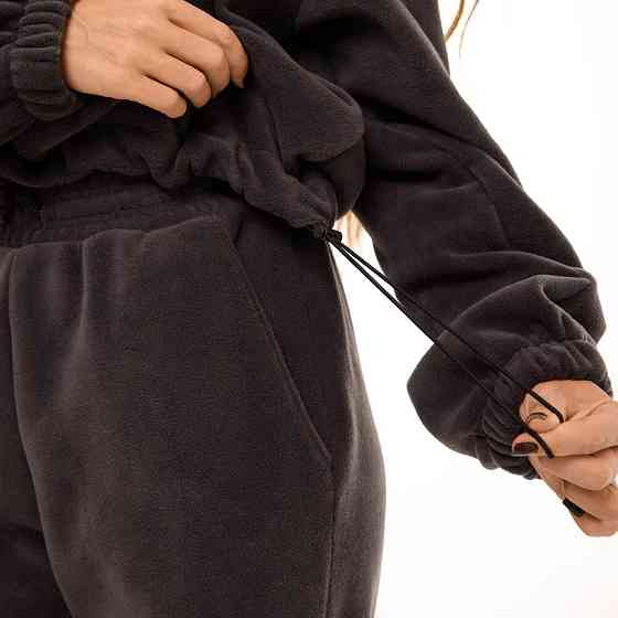 Темно-сірий костюм зимовий флісовий. Жіночий теплий костюм Pobedov Huggi жіночий Київ