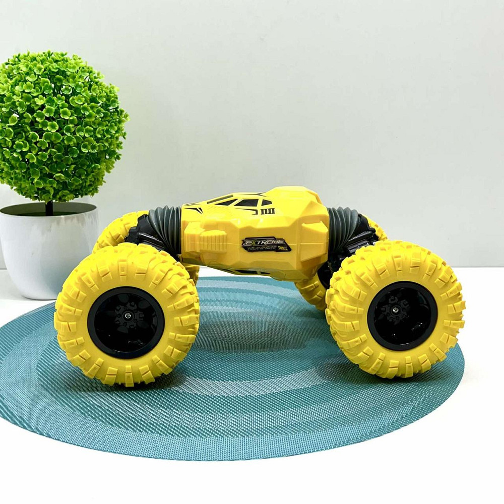 Машина трюкова всюдихід на радіокеруванні трансформер з гнучким корпусом Жовта (8023) Чернигов - изображение 6