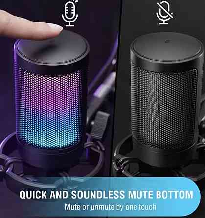 Игровой микрофон fifine A6‼️ black/white ‼️ Харьков