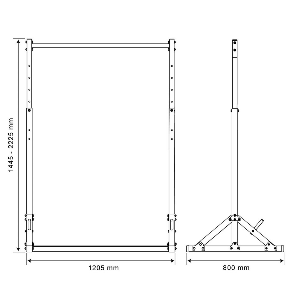 Турник стационарный с поручнями K-Sport KSSL060 Киев - изображение 3