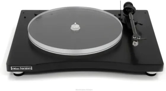 Програвач New Horizon Грамофон Analogowy Z Pokrywą - Audio 201 + At-Vm520Eb Київ