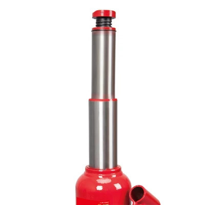 Домкрат GTM гідравлічний пляшковий 6т (215-485 мм) двохштоковий (TF0602) Вінниця - фото 2