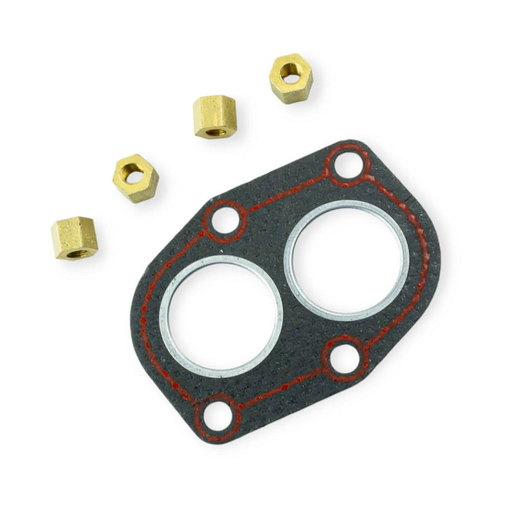 Прокладка труби (штанів) 2101-2107, 2108-2115 (8 кл), 2121 з герметиком (гайки) СБК приймальний Мукачево - фото 1