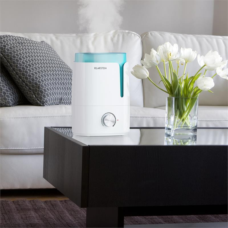 Увлажнитель воздуха Stavanger ароматическая функция ультразвук 3,5 л белый/бирюзовый белый (Германия, читать Ровно - изображение 2