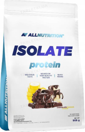 Изолят протеина Allnutrition Isolate Protein 908g шоколадный банан Киев