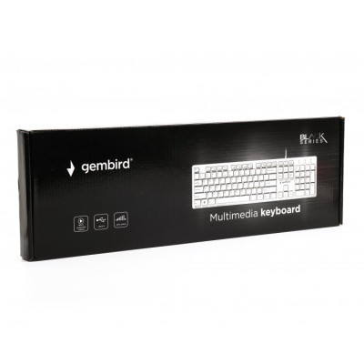 Клавіатура Gembird KB-MCH-03-W-UA USB White (KB-MCH-03-W-UA) Вінниця - фото 3