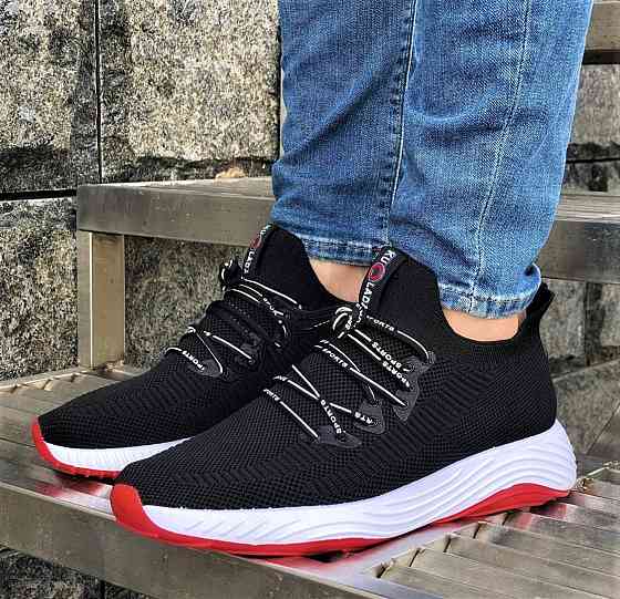 Кросівки Чоловічі Чорні Тканинні Boost Пінка (розміри: 45) Дніпро