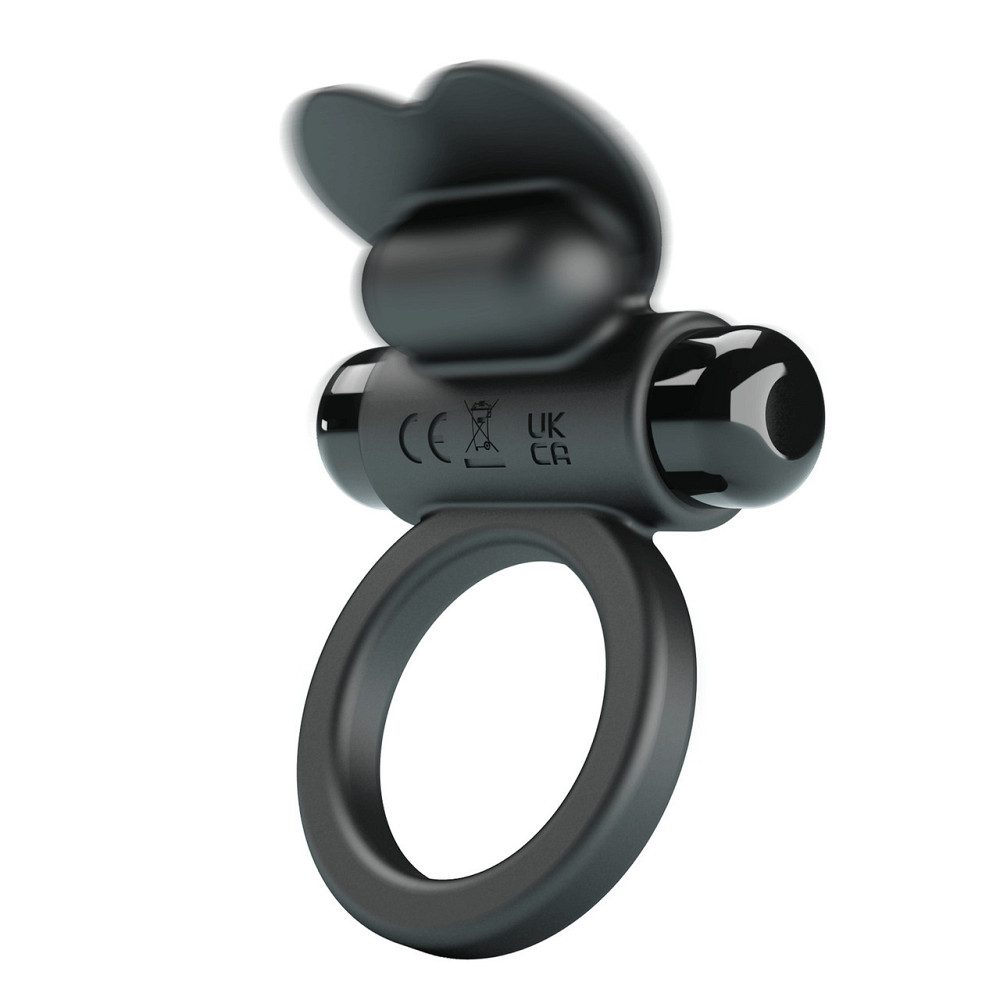 Віброкільце PRETTY LOVE VIBRANT PENIS RING DEBONAIRE Black, 10 vibration functions Sex Aura Київ - фото 3