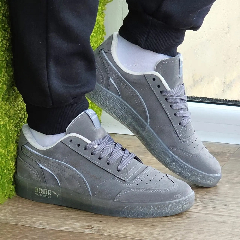 Кроссовки Мужские Puma Серые Замшевые Пума (размеры: 41,43) Днепр - изображение 9