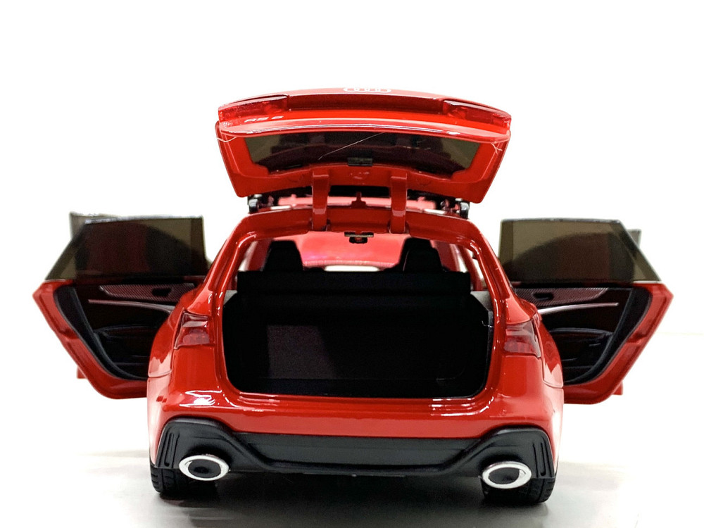 Машина Автосвіт Audi rs 6 інерційна відчиняються двері капот багажник 20,5 см Червоний (AP-2070) Чернигов - изображение 8