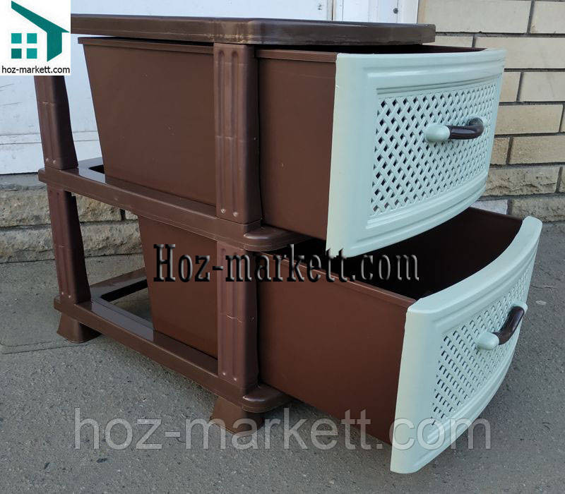 Комод пластиковий на 2 ящики Харків - фото 6