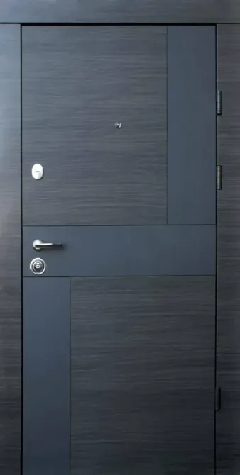 Входные двери Qdoors Премиум Kale Стиль-М венге серый горизонт АРТ /белое дерево 950х2040 мм Киев - изображение 1