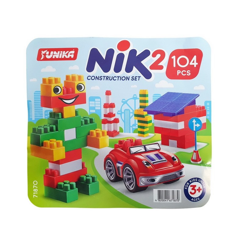 Детский конструктор с большими деталями 