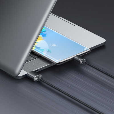 Дата кабель USB 2.0 AM to USB-C 1.2m 100W black Baseus (CAJY000401) Винница - изображение 8