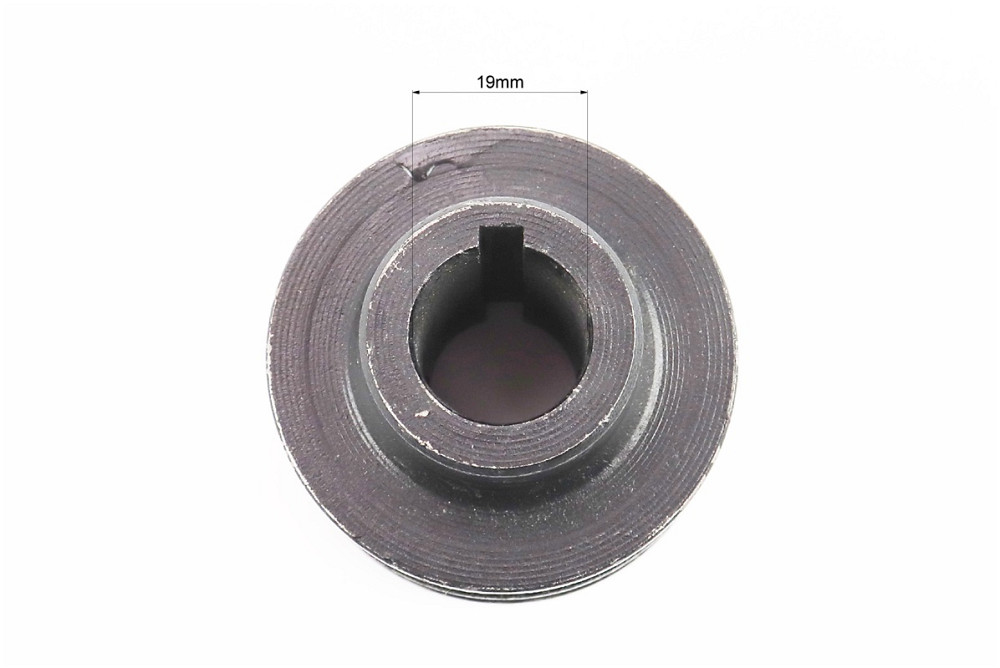 Шків під колінвал d-19mm (D-55mm, 2-х пазний, два пази під ремінь SPA, метал) 168F/170F Бершадь - фото 3