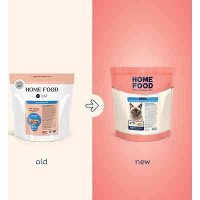 Сухий корм для кішок Home Food Hypoallergenic For sterilised морський коктейль 200 г (4820290090118) Вінниця