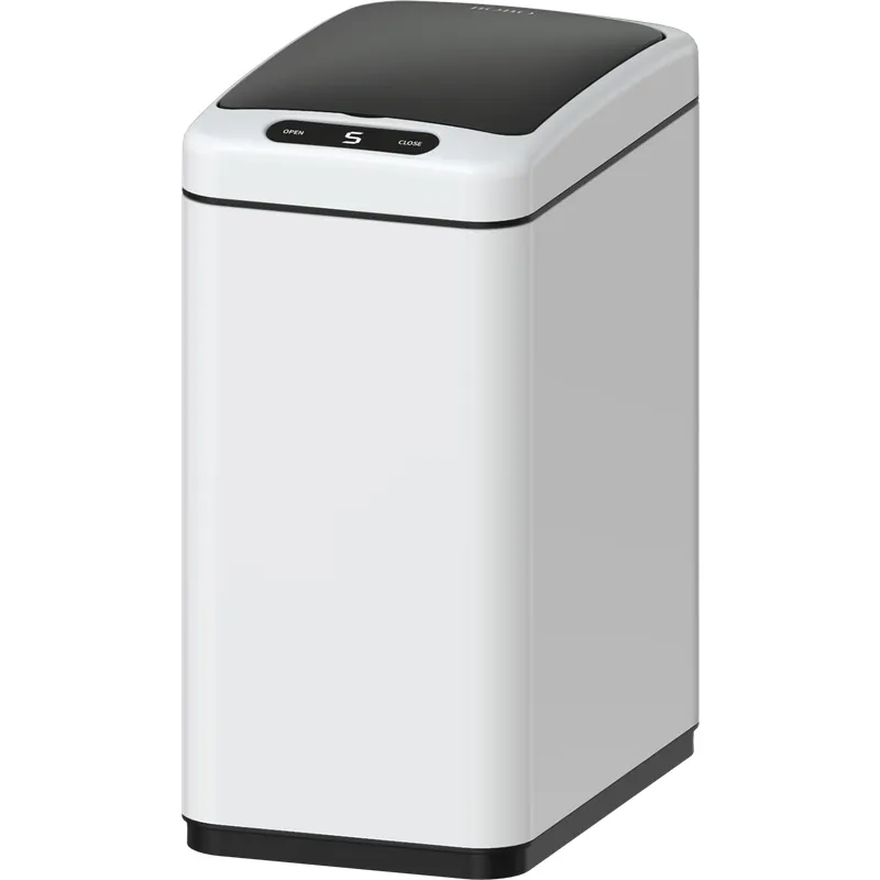 Відро для сміття сенсорне прямокутне Koer TC-020408-08 8 л колір білий нерж. сталь (KR5589) Чернівці - фото 2