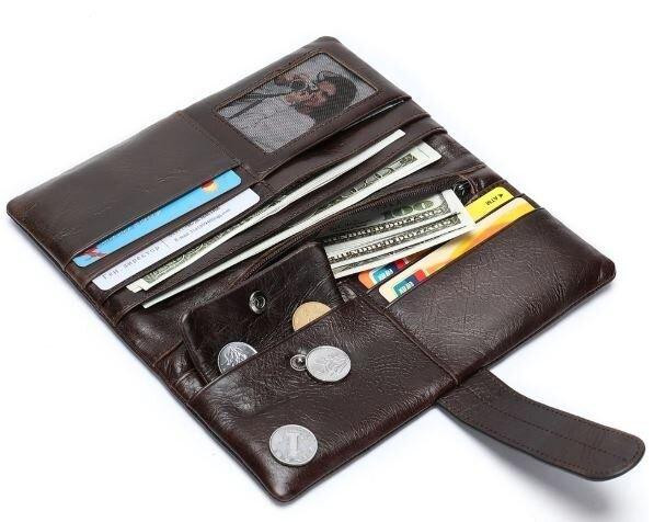 Кошелек универсальный Vintage 14913 Черный Киев - изображение 4