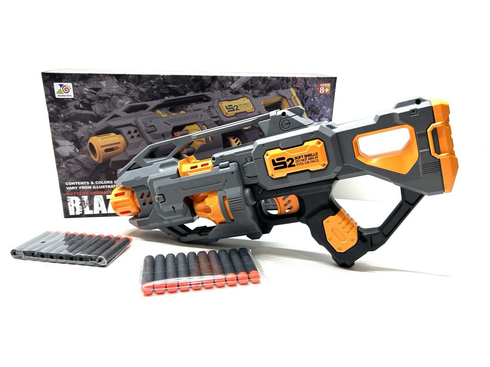 Автомат бластер дитячий 20 м'яких патронів довжина 49см (ZC7139) Чернигов - изображение 1