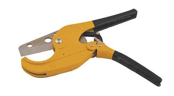 Труборіз для пластикових труб MASTERTOOL 3-63 мм лезо SS ручки з TPR покриттям 74-0313 Коломыя