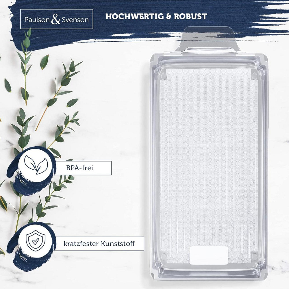 Органайзер для холодильника Paulson & Svenson, набір 6 контейнерів, з кришками та рифленими вставками Київ - фото 5