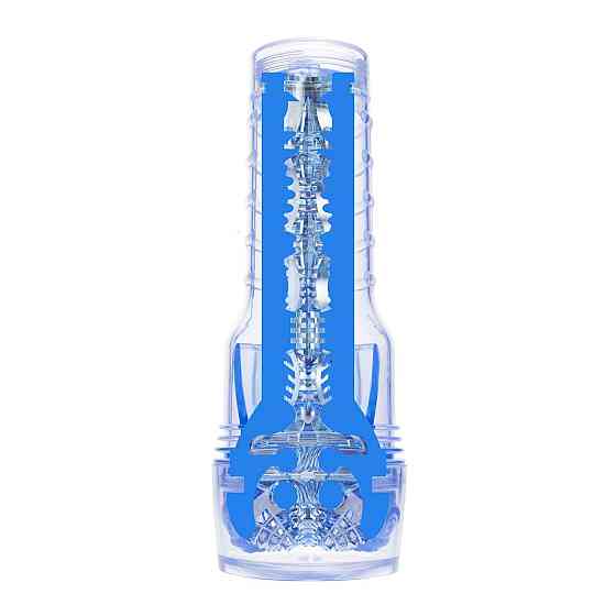 Мастурбатор Fleshlight Turbo Core Blue Ice, оральний секс (глибоке горло) Sex Aura Київ