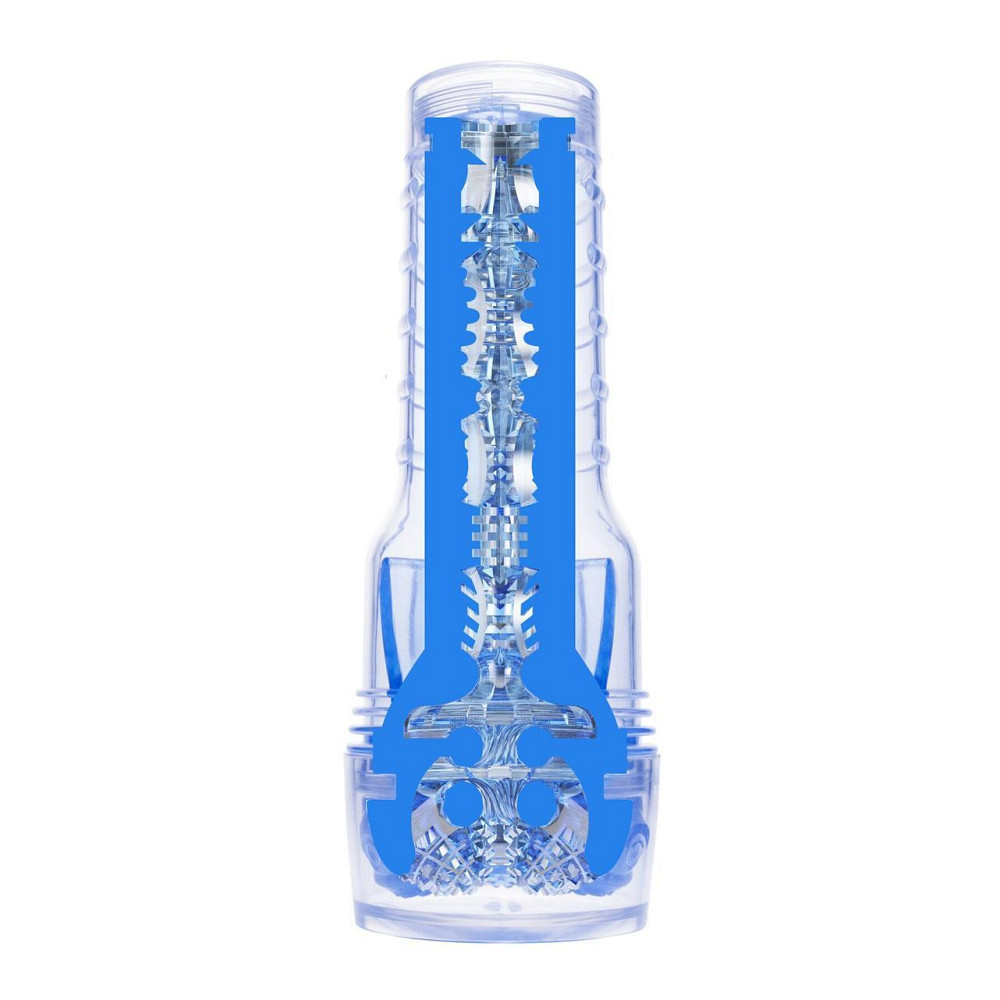 Мастурбатор Fleshlight Turbo Core Blue Ice, оральний секс (глибоке горло) Sex Aura Київ - фото 5