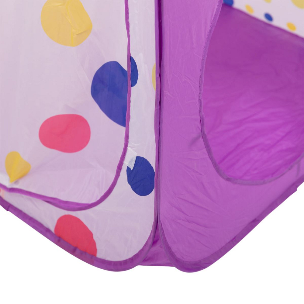 Lugi Намет дитячий 3 в 1 70×70×90 см ігровий намет з тунелем і басейном Фіолетовий HP-S-4NDV Коломыя - изображение 7
